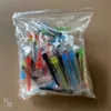 90 mm wegwerp waterpijpmondstukken Shisha mondtips Plastic mix kleur gezond individueel pakket gewikkeld accessoires sigarettenhouder