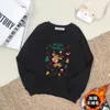 Pullover Christmas Children Sweater Winter Warm Tops for Kids Fleece Girls Sweatshirts Boys Hoodies Baby Outerwear Clothes 221125