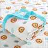 Baby Swaddle Koce Koce nowonarodzone gazy bawełniane owijanie maluch letnich ręczniki kąpielowe 6 -warstwowe szóste okładka wózek kołdra zmieniająca okładka podkładka