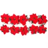 Decorazioni natalizie 2M 10LED Flanella Flower Light String Decorazione per ornamenti domestici Natal Year Table Decor 221125