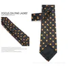 Printed Ties Vintage Pattern Abstract Character Multicolor Mens Necktie Printing Handmade Unique Orange Yellow Series