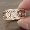 Band Punk Turn Gear Ring Luxury Rose Gold Silver Color Zironia Anillo For Women Men Wedding Party Jewelry Accessories Par Gifts 221125
