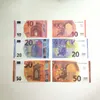 Фильм 50% размер Prop Banknote Copy Printed Fake Money USD Euro UK Founds GBP British 5 10 20 50 Памятная игрушка для рождественских подарков