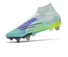 2022 High Soccer Shoes Ronaldo CR7 Mercurial Vapores 14 XIV Elite SG Pro Anti Clog Cleats Outdoor Superfly 8 VIII CR110 Neymar Acc Football Boots 39-45