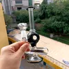 Siyah Cam Bong Nargile 10 inç Yağ Dab Teçhizat Su Geri Dönüştürce Sigara Boruları 14mm Kadın Eklemi