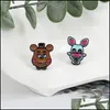 Broches Broches Broches en émail Dessin animé Ours Mignon Broche Collier Broches pour Femmes Vêtements Badges en métal Sac à Dos Broches Je Dhgarden Dhwn7