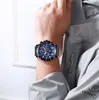 2022hot seller crrju orologio sportivo da uomo moda multifunzione orologio da lavoro con cinturino in rete a sei pin