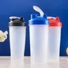 Portable Sport Shaker Bottle Sap Milkshake Protein Poeder Lekproof Mengshake cup met schudballen BPA gratis fitness drinkware SN479