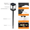 Solar Light Fwaterproof Outdoor Garden Lawn Stakes Lamps Yard Art för hemmans innergård Dekorativ belysningslampa