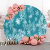 Decoração de festa Paisagem de floco de neve personalizada PONTRA BLUE BACKDROP Cenário de inverno Montanhas Snow Mountain PO POZONE POZONE