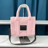 Gorąca Marc Tote Bag Zima Projektant Totes Kobiety Pluszowa Projektant Torba Moda Proste Shopper Duże Torby Na Ramię Crossbody Luksusowe Torebki 220917