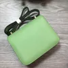 18cm designer purse luxury Shoulder Bag Fashionable women handbag epsom Leather handmade stitching pink green many colors fast delivery