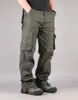 Pantaloni da uomo Mens Sweat Casual Loose Militaire Grote Maat Tactische Broek Mannen Uitloper Army Rechte Lange