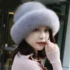 Beanies Winter Luxury Faux Fur Caps Women39s Earmuffs Fashion Warm Cap Berets Brim 2022 Warmer5099732