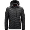Mens Down Parkas Winter Warm Coat Men Fashion Hooded Simple Cotton Padded Basic Jacket casaco male windproof outwear down jackets clothing 221128