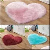 Tappeti Tappeto Imitazione Lana Amore A Forma Di Cuore Ampio Soggiorno Tappeti Moda Peluche Cuscino Divano Colore Puro 21Xb3 J2 Consegna Goccia Dhs41