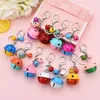 Creative Bell Bell Carepon Candy Candy Colorsing Color Metal Key Chain Bag Bag Pant