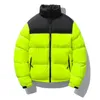 Masculino abaixo de parkas designer de moda Puffer algodão acolchoado quente com sobretola térmico jaqueta thermowear de duas cores colar de retalhos 221128