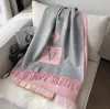 Scarves designer scarf Fashion head winter shawl with Geometric Patterns Winter Letters Print Cashmere for Women Warm Plaid Cotton Wraps GH93