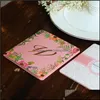 بطاقات المعايدة بطاقة الدعوة Stam Creative Bardian Bardian Carding Cards Wedding Thering Supplies Three Off Design More Color 1 Dhy04