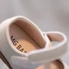 Sneakers Girls School Retro Skórzane buty jesienne wiosna Koreańska moda dla dzieci super miękkie wygodne 16 lat 221125