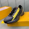 Kutu Tasarımcı ile Erkek Kadın Akış Spor ayakkabıları ayakkabı Naylon Runner Trainers Üst Süet Deri Siyah Beyaz Spor Fermuarı Kauçuk Koşucu Açık Ayakkabı No259