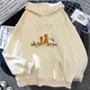 هوديز الرجال ذكور صغير y2k الجمالية المطبوعة الشارع أنيمي الرجال sweatshirts الرسم