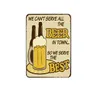 Beer Cheers Tin Sign Vintage Wall Plate Painting Decor Bar Pub Restaurant Kitchen Pin Up Metal Signs Crafts Decorative Plaques 20cmx30cm Woo