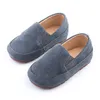 Baskets enfants mocassin chaussures garçons style coréen simple couleur unie doux polyvalent filles bout rond enfants mode gland slipon décontracté 221125