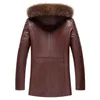 Parka d'hiver en fausse fourrure pour hommes, veste longue en peluche épaisse et surdimensionnée en peau de mouton pour hommes M-5XL, vêtements pour hommes, manteau naturel de mouton véritable 221124