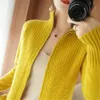 Kadın Sweaters Büyük boy moda yeni kadınlar yelek örme ceket bahar sonbahar Kore allematch ince süveter m4xl üstleri kadın yelek j220915