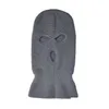 Designer masker akryl 3 håls clava utomhus cykling garn fl ansiktsmask cykel skid cykel rida vinter cap huva armé ansiktsmask 20211221 q dh6ct