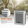 Decorações de jardim Caixa de correio residencial durável Bloqueio seguro Ornamento MultiProsse Furpose Aluminum Ligy Delivery Post Box Decor Carta 221128