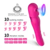 Sucking AV Stick Damas Masturbación Vibración Sucking Pat 10 Vibrador de frecuencia Productos eróticos para adultos