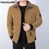 Herren Daunenparkas Winter Herren Baumwolle Gepolstert Warm Lose Parka Mantel Freizeitjacken Cord Kurze Herrenjacke Mann Solide Windjacke Reißverschluss Kleidung 221124