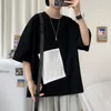 Men's Pants ZCSMLL Short Sleeved T-shirt Men's Summer Japanese Fashion Color Casual O-neck Half Sleeve Brand Five Point