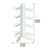 고리 분리 가능한 홈 스토리지 안경 플라스틱 4 레이어 쇼 카운터 공간 절약 디스플레이 스탠드 범용 선글라스 랙 쉬운 깨끗함