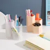 Altro Organizzazione per l'archiviazione domestica Organizzatore da scrivania per penne Porta pennelli Portamatite per materiale scolastico Cancelleria Kawaii Scatola per trucco per ufficio 221128