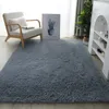 Non-slip Carpet Fluffy Rugs Anti-Skid Shaggy Area Rug Dining Room Home Bedroom Carpet Living Room Carpets Floor Yoga Mat