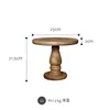 Bakeware Tools European Style Wood Cake Plate Wedding Dessert Table Wood Stand Tall Snack Po Props Living Room Display