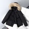 Дизайнерская куртка мужская очень холодная для мужчин средней длины 2022 зимняя новая канадская пальто влюбленные