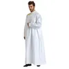 Costumes pour hommes Hommes Hommes Robes musulmanes Vêtements islamiques Dubaï Arabe Abaya Kaftan Eid Mubarak Prière Homme Costume traditionnel # W30