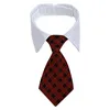ملابس الكلاب لطيفة القطن القابل للتعديل العنق القابل للقطعة الرسمية ربطة عنق مريحة tuxedo bow ties إكسسوارات الحيوانات الأليفة 2Q