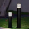 Utomhus akrylkolv LED Post Lawn Lamp Aluminium Garden Staket Patio Landscape Light Villa Road Pathway Street