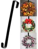 Christmas Decorations Wreath Hanger for Front Door Halloween Easter Decoration Metal Over The Single Hook Ornament 221125