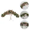 Decoratieve bloemen Rosewedding Decoratie Bloemen kunstmatige simulatie LinteldayValentine Decor Wall Home Krans hangere wijnstok pioen