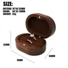 Jewelry Boxes Portable Wooden Storage Bracelet Ring Engagement Carrier J220823
