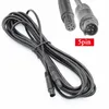 Cables de extensión de cámara DVR para coche de 4 pines, 5 pines, 6 pines, 8 pines, Monitor HD, cable de vista trasera de vehículo, cable macho a hembra