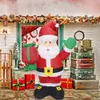 Christmas Decorations 1.35m Giant Santa Claus Garden Arrangement Inflatable Toys for Lawn Yard Blow Up Party Supplies Decorative 221125