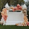 Aktiviteler Ticari 13ft şişirilebilir beyaz düğün jumper Pvc Playhouse Bouncy Castle Moon Party House Gelin ve yetişkinler için gelin sıçrama zıplama